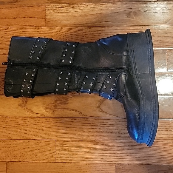 Unlace From ltaly Platform Boots Size 38IT, size 8 USA - Picture 3 of 7